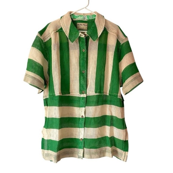 M099 // NWOT // Free People WE THE FREE Del Mar Cabana Shirt // XS - Picture 6 of 11